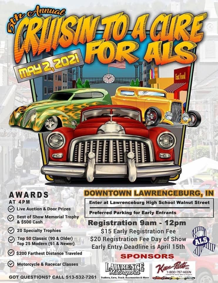 5th Annual Cruisin to A Cure for ALS Kentucky Cruises